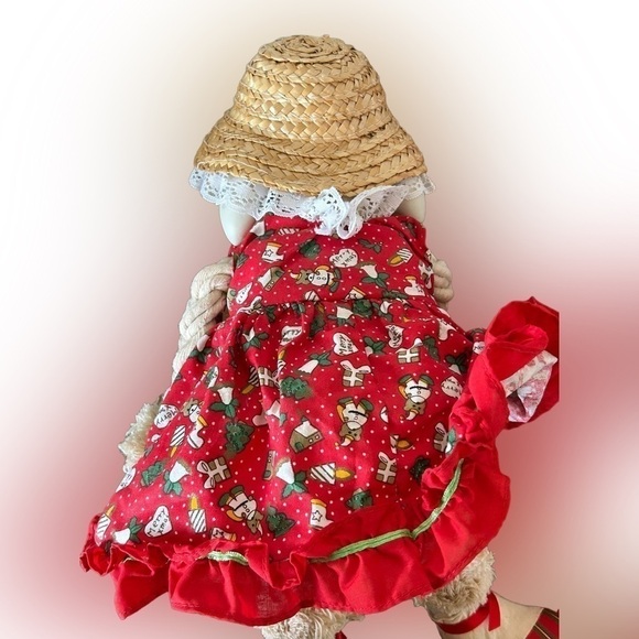 Vintage House of Lloyd Flossie Bunny Home Shelf Sitter Christmas Decor - Picture 5 of 5